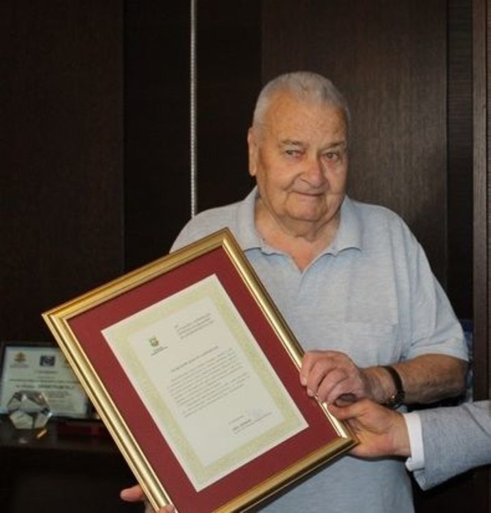 Д-р Марко Лафчийски стана почетен гражданин на Димитровград през 2015 година