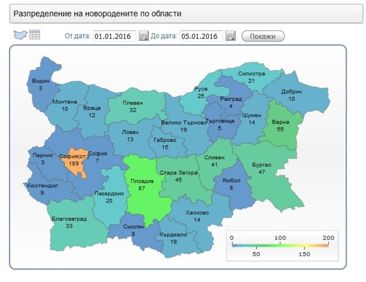 Топенето на нацията продължава: Новородените през първите дни на 2017 г. двойно по-малко в сравнение с м.г.