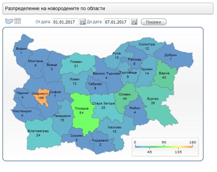 Топенето на нацията продължава: Новородените през първите дни на 2017 г. двойно по-малко в сравнение с м.г.