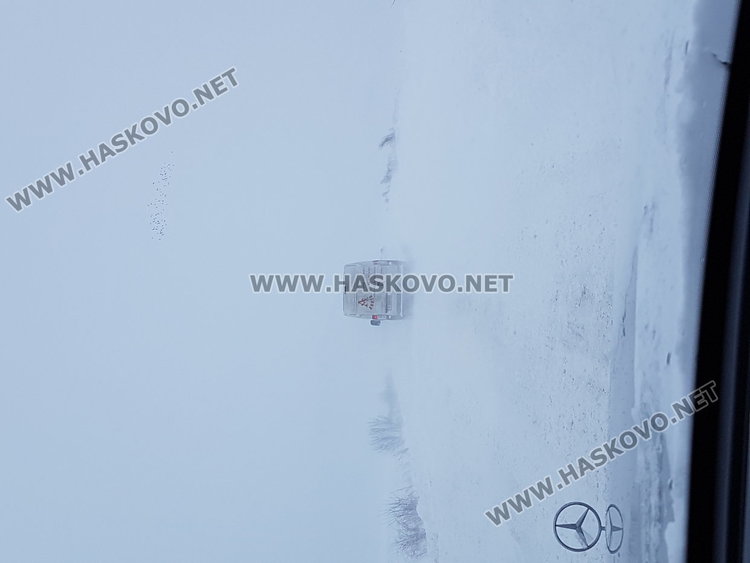 Читател на Haskovo.net изпрати снимка на трасето Хасково-Минерални бани