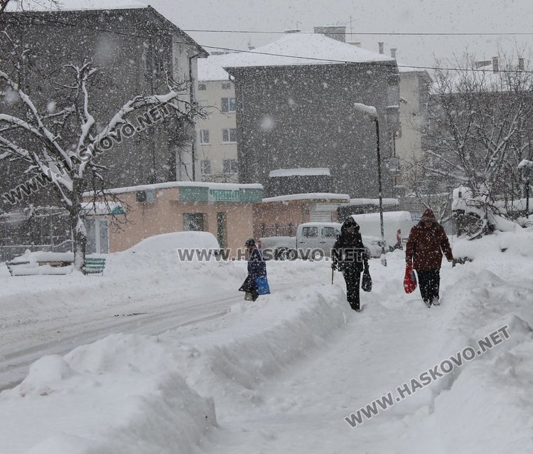 Снегът превзе Димитровград, общината и...Фейсбук