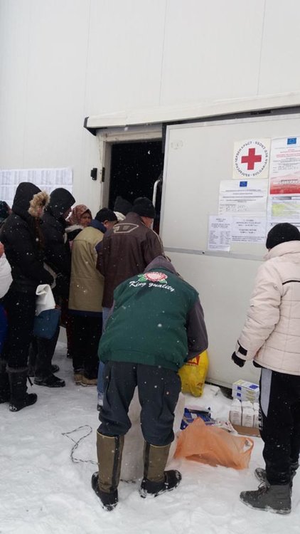 БЧК: Временният пункт за храни от ЕС в Чорбаджийско не е зареден, камионите не могат да стигнат до там