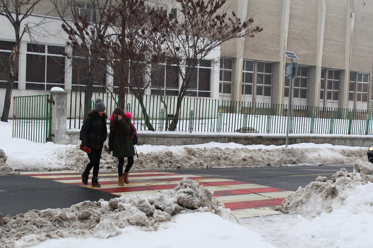 Общината: зебрата до „Паисий“ е почистена още вчера