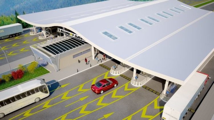 Новият граничен контролно-пропускателен пункт Рудозем – Ксанти /вижте в галерията как ще изглежда/