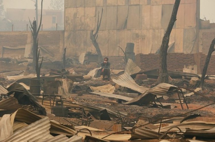 Горски пожар в Чили изпепели цял град  