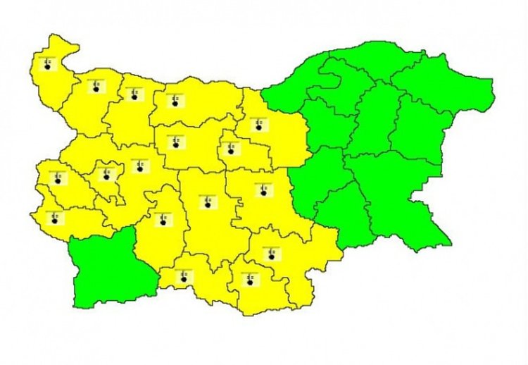 "Ледената" епоха продължава, съботен "жълт код" 