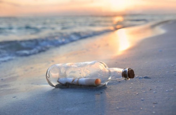 Американец намери писмо в бутилка на плажа