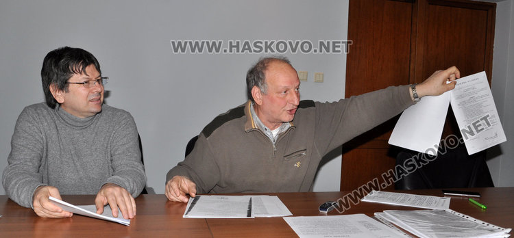 Росен Пеянков/вляво / и Димитър Шалапатов