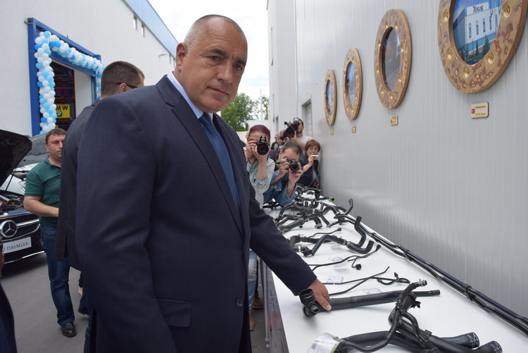 Експремиерът Борисов откри третия завод в Кърджали