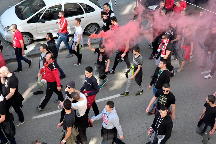 София под футболна блокада 