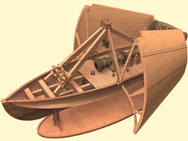 Бронираният кораб на Да Винчи