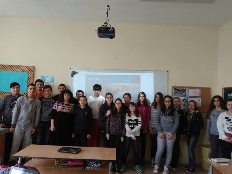 Паисиевци - активни партньори на УНИЦЕФ в инициативата „Най- дългият урок в света“