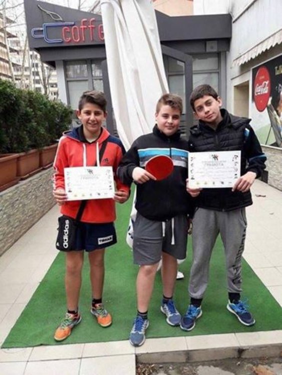 Отборът по тенис на маса