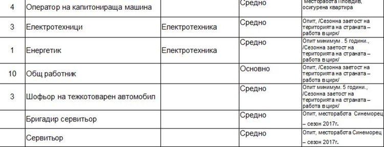 Свободни места за безработни до 29 години обяви Бюрото по труда в Димитровград