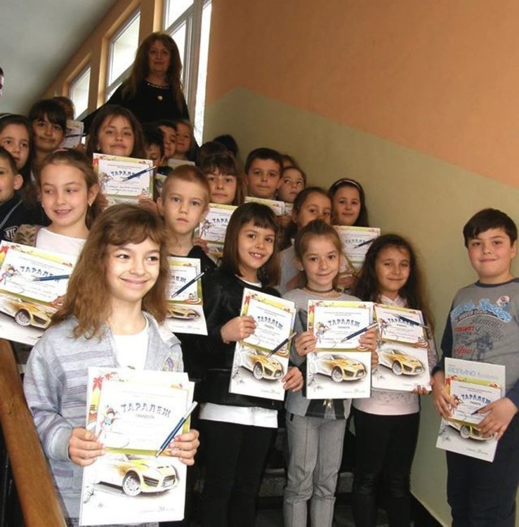 Победителите в състезанието "Таралеж-Математика" бяха отличени на церемония в ОУ "П.Славейков"