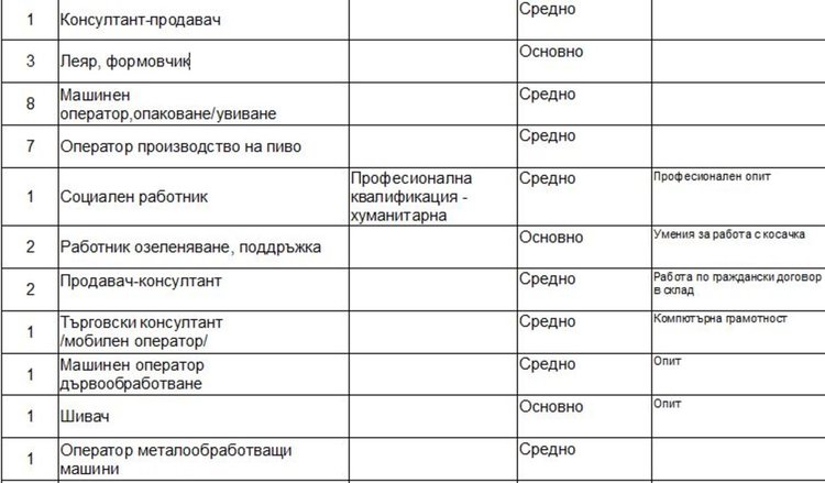 Търсят детегледачки чрез Бюрото по труда в Димитровград