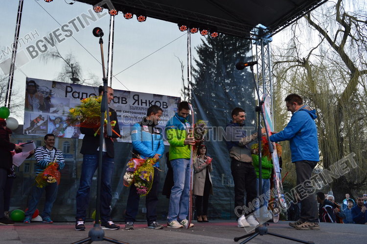 Чепеларе посрещна с овации шампионите си Радослав Янков, Антон Синапов и Димитър Герджиков