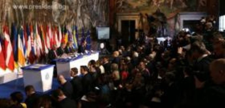 Радев изрази в Рим подкрепа за обединена Европа