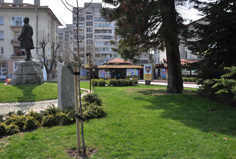 Градинкатав центъра, където е била разпръсната отрова