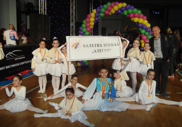 6 купи и 20 медала за балерините на „Алегро“  от Международен конкурс