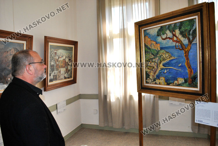  „Морски пейзаж“ от двустранната картина на  Христо Каварналиев