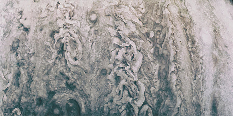 Детайл от повърхността на Юпитер. Сн.: © public domain