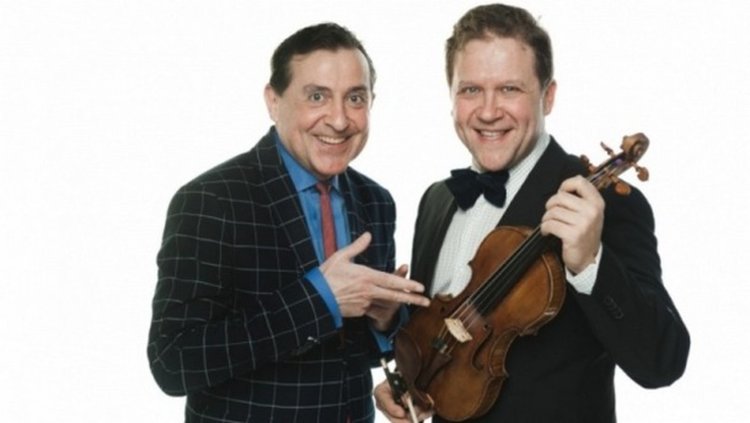 Майсторите на цигулката и пианото Веско Ешкенази и Людмил Ангелов с априлско танго в Хасково