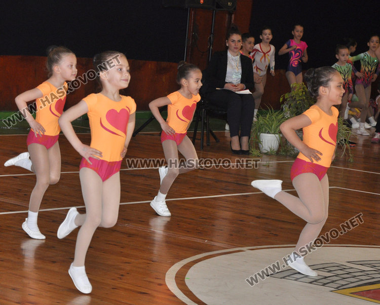 Домакински фурор по аеробика за Купа Хасково