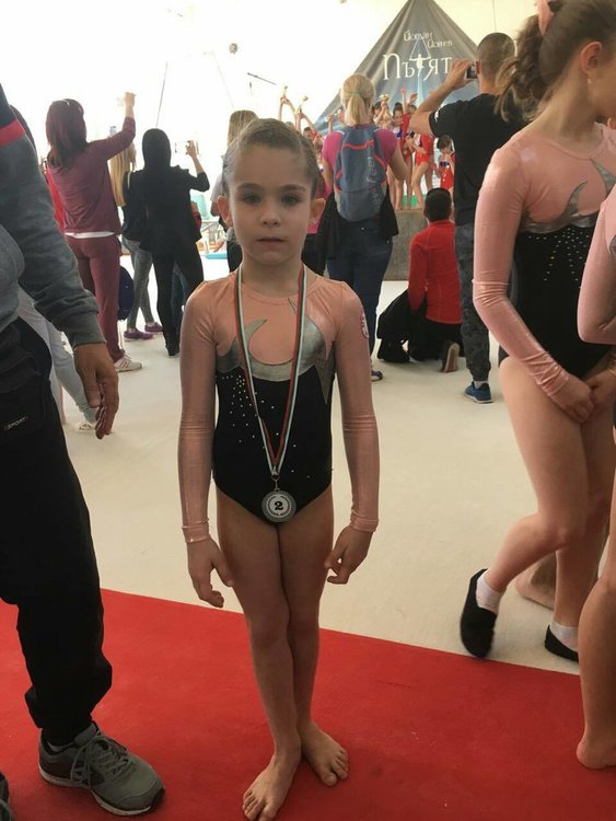 Сребърната медалистка Кристина Кръстева 