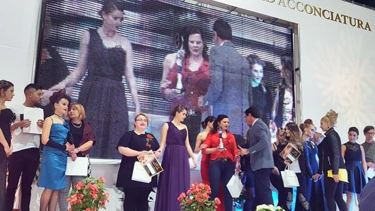 Момент от награждаването в Пловдив, снимка -личен архив