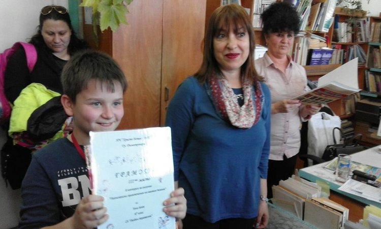 Читалище "Хр.Ботев" отличи най-активните си малки читатели