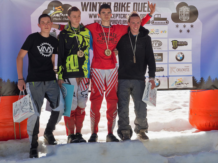 Много екшън и неочаквани обрати в тазгодишния  Зимен Байк Дуел в Пампорово-Мечи чал