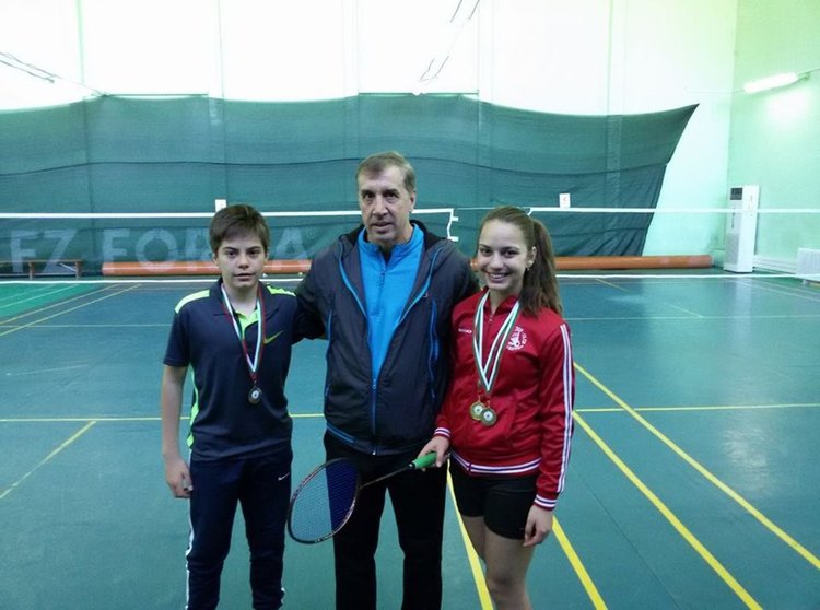 Три пъти злато и два пъти бронз за бадминтонистите от Хасково на Държавния личен шампионат