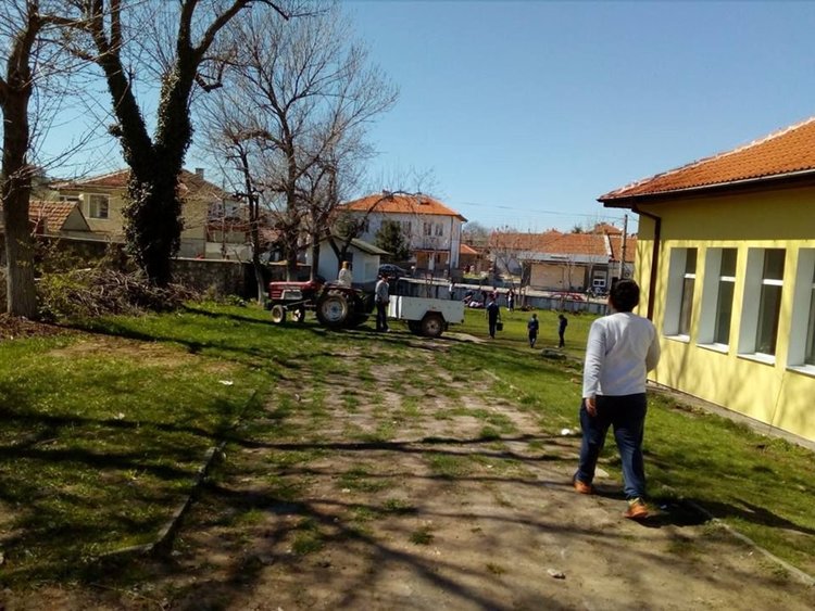 100 дръвчета засадиха ученици от село Крепост