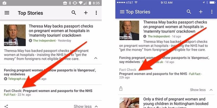 Google започва да маркира достоверните новини