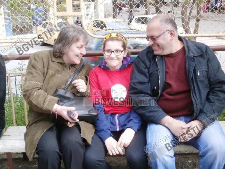 Анна-Мария със своите родители