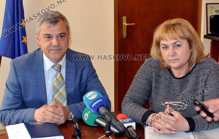 Областният управител Минко Ангелов и д-р Соня Димитрова