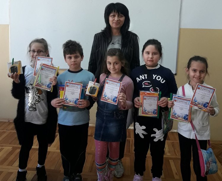 Наградиха победителите от ОУ "Ал.Константинов" в две състезания