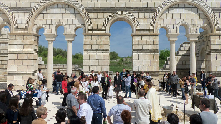 Кръщенета в Голямата базилика в Плиска