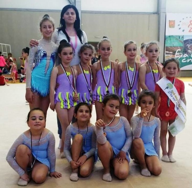 Два сребърни медала за гимнастичките на „Калия” от турнир в Стара Загора