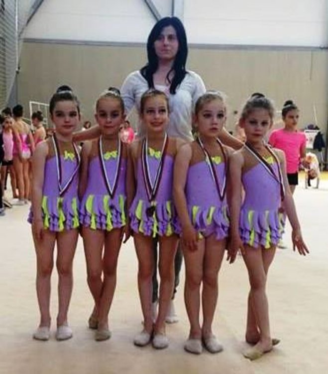 Два сребърни медала за гимнастичките на „Калия” от турнир в Стара Загора