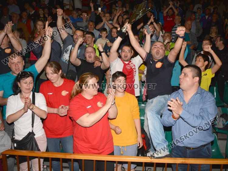 Шампионска титла за Хасково и в баскетбола