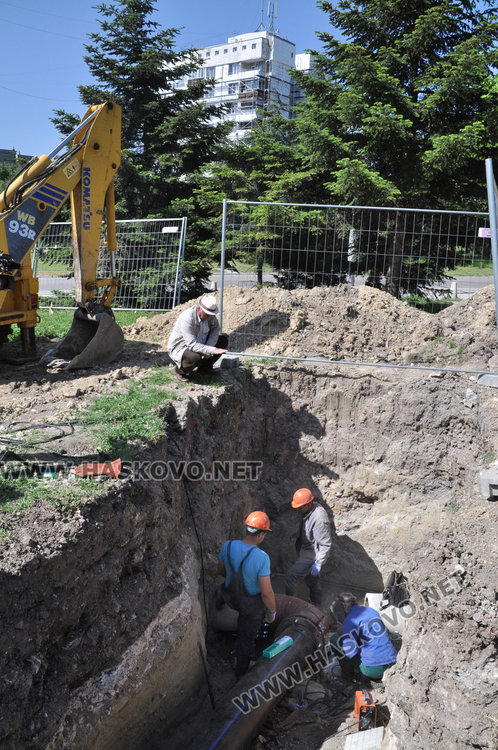 Магистралният водопровод в Орфей преместен заради строеж на шивашки цех
