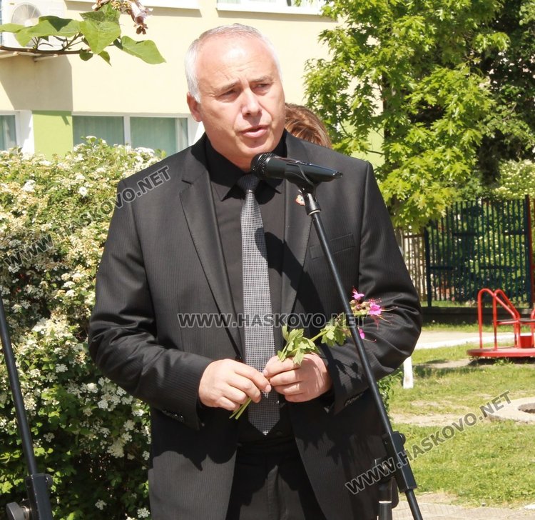 Президентът на Ротари клуб -Димитровград Благой Балутев
