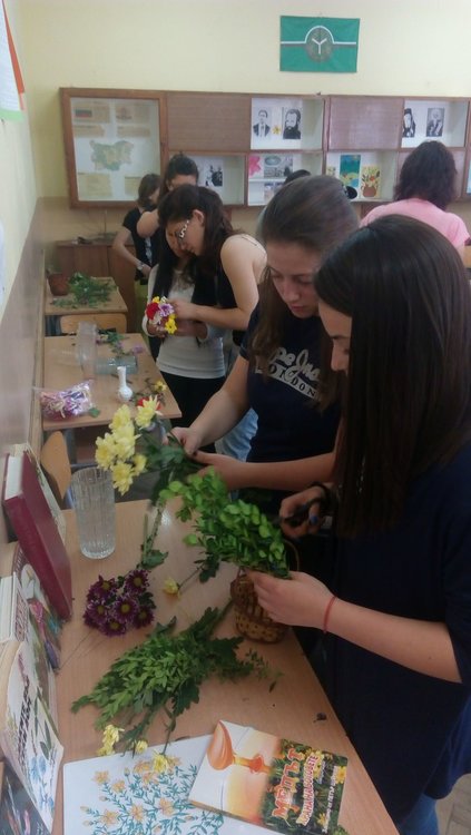 Каравеловци подредиха изложба от цветя и билки