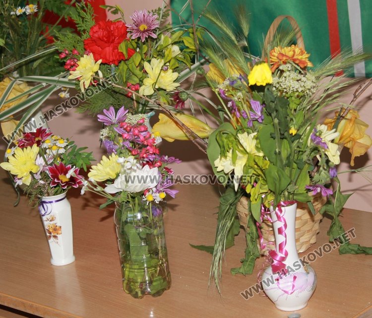 Каравеловци подредиха изложба от цветя и билки