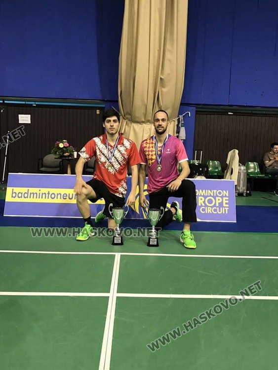 Даниел Николов/вляво/ и Иван Русев са шампиони на двокйи в Гърция 