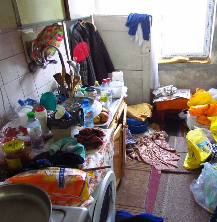 Една от стаите на семейството