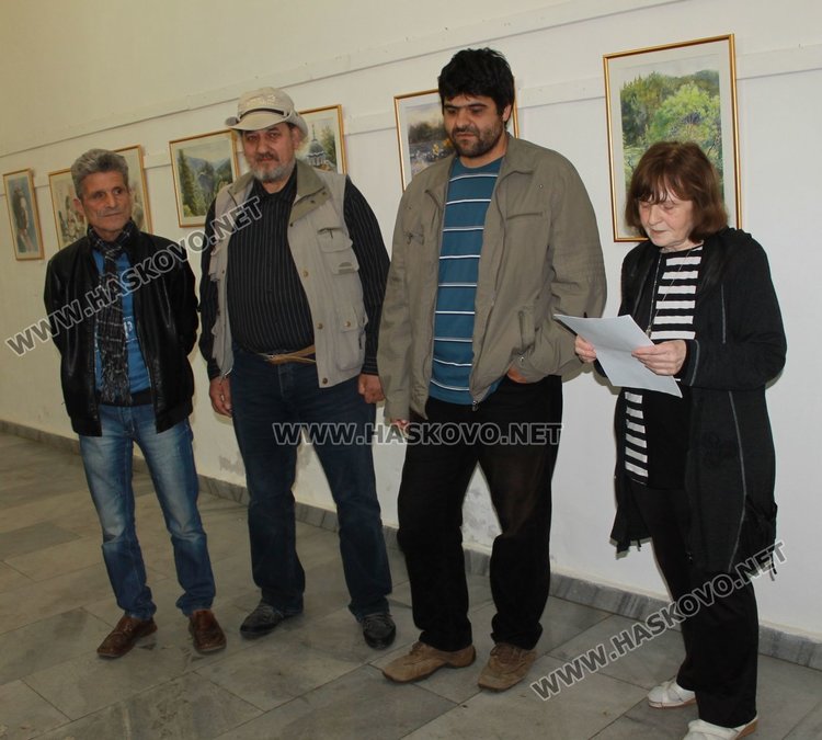 Откриването на изложбата