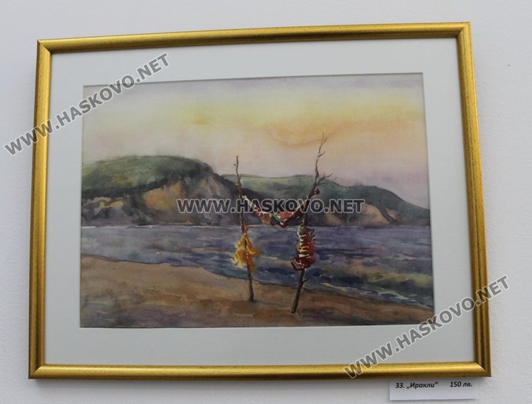 Пейзажи и портрети подреди в изложба димитровградчанинът Йордан Йорданов